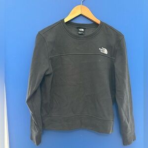 {The North Face} women's everyday fleece lined black sweatshirt with logo size M